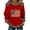 Red, variant on Womens Long Sleeve Crewneck Top 250 Years Printed Pullover Vintage Flag Graphic Casual Loose Fit Sweatshirt for Everyday Wear Black L
