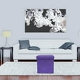 thumbnail image 5 of GGI INTERNATIONAL Foldable Storage Ottoman - Suede with Cover (Purple), 5 of 5