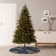 thumbnail image 7 of Halloween Christmas Tree Skirt - starry sky Night butterfly 30 Inches Christmas Tree Skirt for Halloween Holiday Indoor Home Christmas Tree Decorations with Three Ribbons, 7 of 7