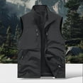 thumbnail image 2 of hotojiny Men's Outdoor Workout Vest Lightweight Quick Dry Travel Fishing Vest Big and Tall Sleeveless Jacket with Pockets, 2 of 4