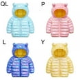 thumbnail image 3 of URMAGIC Baby Boys Girls Hooded Coat Winter Lightweight Down Jacket Packable Cotton Coat 18-24 Months, 3 of 4