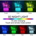 thumbnail image 2 of YSTIAN Unicorn Gifts Night Light for Girls,Unicorn 3D Illusion Lamp with Remote & Smart Touch,16 Colors Dimmable Bedroom Decorations Bedside Lamp,Unicorn Toys for Kids Girls Teens Birthday Gift, 2 of 7