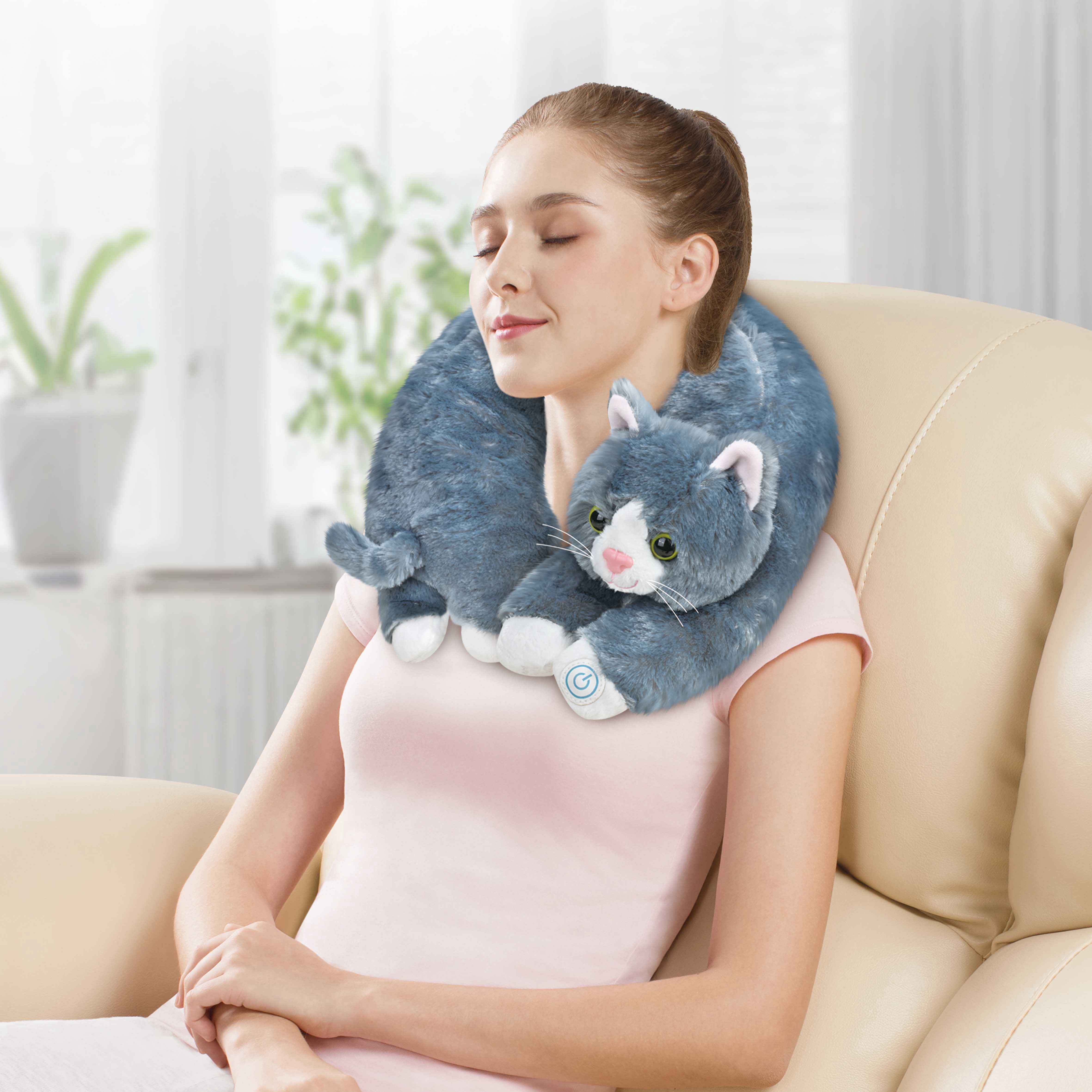 (12 pack) Health Touch Neck Massaging Massager Gift with Relaxing Vibration- Cat