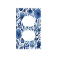 thumbnail image 3 of Switch Panel Switch Decoration 2.76x4.53x0.28 Inches Unused Outlet Cover Switch Plate Wall Plates Living Room Kitchen Bedroom Study Switches Blue Flower Cartoon, 3 of 8