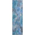 thumbnail image 2 of Addison Rugs Mayfield Premium Machine Washable Transitional Floral Blue Runner Rug, 2'3" x 7'6", 2 of 6