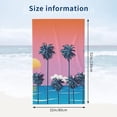 thumbnail image 4 of Palm Trees Large Beach Towel - Plush Thick Cotton Pool Towel, Adult Beach Towels, 4 of 17