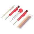 thumbnail image 1 of 10Pcs Scriber Marking Kit , Scriber Marking Tools Mechanical Carpenter Pencils Carpenter Pencils Kits with Mechanical Carpenter Pencil 3 Color Marker Refills, 1 of 9