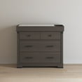 thumbnail image 5 of Child Craft Universal Changing Table Topper, Converts Dresser to Changing Surface, Secure Fit, Dapper Gray, 5 of 6