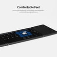 thumbnail image 4 of Wireless BT Keyboard Folding Keyboard Portable Ultra Slim BT Keyboard with Touchpad for Windows/Android/iOS Grey, 4 of 8