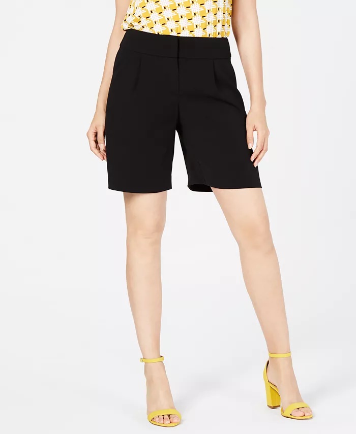 Alfani Women's Wide Waistband Shorts 