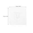 thumbnail image 2 of Wall Mount Hanger Self Adhesive Hooks for Office Use and Bathroom Transparent Pvc Material for Hanging 10 Set, 2 of 5