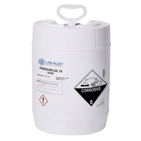 Hydrochloric Acid 31%, Lab Grade 5GAL