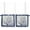 Borderedthh63784, variant on 24 Inch Long Tier Curtains for Kitchen, Nautical Blue Retro Sailboat Seagull Bathroom Window Curtains Rod Pocket Short Curtains Window Treatment Tiers for Living Room Farmhouse 2 Panels