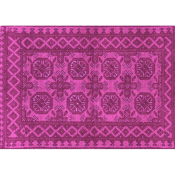 Ahgly Company Indoor Rectangle Southwestern Pink Country Area Rugs, 2' x 4'