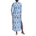 thumbnail image 2 of Sail to Sable womens  Long Sleeve Caftan, xs, Brown, 2 of 3