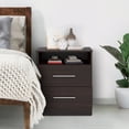 thumbnail image 1 of Buró Mobi Muebles Armenia 51cm Chocolate 2 Cajones Moderno, 1 of 7