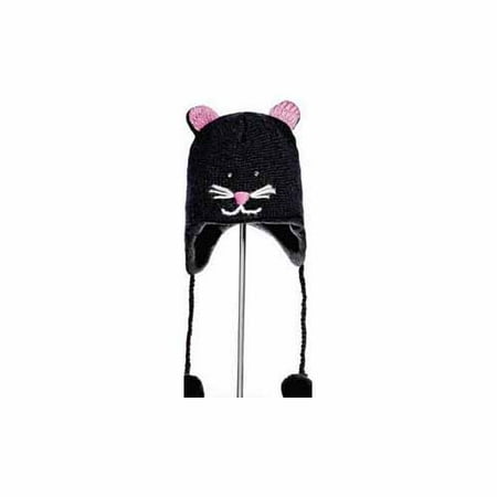 Kiki Kitty - Youth/Adult Kiki The Kitty Pilot Hat by Knitwits - A1169, One Size