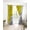 Yellow, variant on Red Black Ombre Blackout Curtains 39 Inches Long,Thermal Insualted Grommet Curtains & Drapes,Modern Geometric Abstract Aesthetics Cream Room Darking Curtains for Living Room 2 Panels 27.5"W x39"L