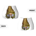 thumbnail image 5 of Lsque Fishing Gnome Fisherman Pattern High Waisted Biker Shorts for Women-Tummy Control Fitness Athletic Workout Running Yoga Gym Shorts,Moisture-Wicking-XX-Large, 5 of 9