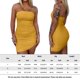 thumbnail image 2 of Vestido Tubo Superior Vestido ajustado para mujer Mini vestido sexy asimétrico Slim Fit Traje de fiesta sin espalda Ygjytge Naranja L para Mujer, 2 of 6