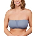thumbnail image 1 of Sujetador sin tirantes HSIA para mujer con busto grande, cobertura total, color azul, 1 of 7