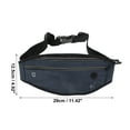 thumbnail image 4 of Unique Bargains 1 Pc Durable Running Belt Oval Type Sports Waist Bag for Sports Dark Blue, 4 of 6
