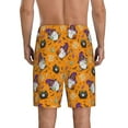 thumbnail image 3 of Gaeub Halloween Witches Gnome Printed Men's Short Pajama Pants, Lightweight Lounge & Sleep Bottoms Keep You Cool - X-Large, 3 of 9