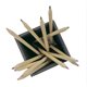 thumbnail image 2 of Square Pens Pencils Cup Holder Desk Stationery Organizer, Selected Faux Leather (Black), 2 of 4