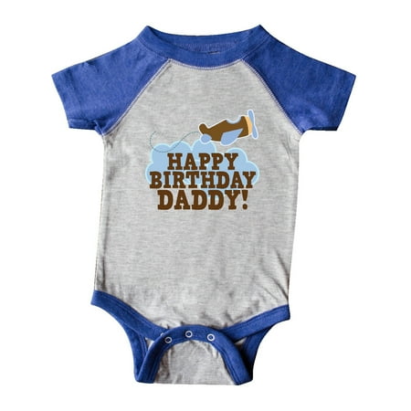 

Inktastic Happy Birthday Daddy Gift Baby Boy or Baby Girl Bodysuit
