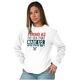 thumbnail image 4 of United States Navy Strong As The Sea Unisex Plus Size Long Sleeve Shirt Brisco Brands 3X, 4 of 5