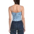 thumbnail image 2 of L’AGENCE womens L'AGENCE Arlin Seamed Midi Tank Top, 4, Blue, 2 of 3