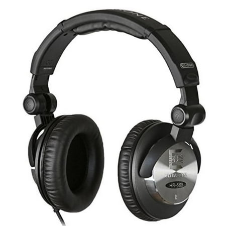 Ultrasone Closed Back Headphone Ultrasone HFI-580 S-Logic Surround Sound Professional Closed-back Headphones with Transport Bag ()