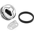 thumbnail image 4 of Pestillo de escotilla empotrada de aleación de Zinc, 2 uds., cerradura de pestillo de cierre de puerta empotrada para barco, autocaravana, plateado, 4 of 5