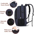 thumbnail image 3 of Mochila para laptop con puerto de carga USB, elegante mochila de viaje MATEIN Para Laptop 15.6 Pulg Puerto Carga Usb -azul, 3 of 4