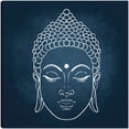 thumbnail image 1 of Cuadro Decorativo - Buda azul profundo Jr  Impresión en canvas, estrechado., 1 of 2