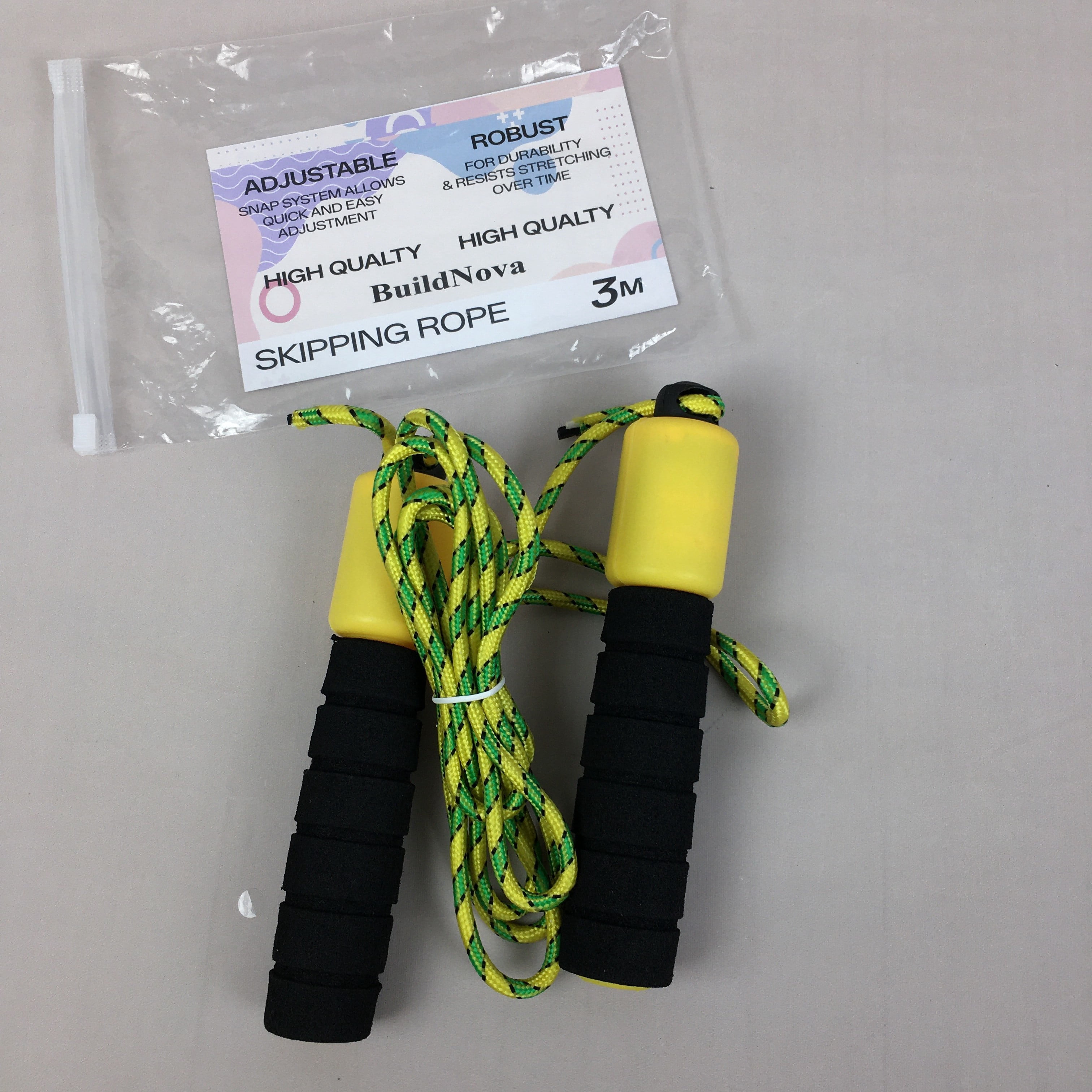 BuildNova Skipping ropes – Fast & Smooth Rotation,Adjustable Length for All Heights