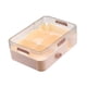 thumbnail image 2 of Fiudx Ofertas de la semana Caja de fruta giratoria desmontable con cajón de doble compartimento, organizador de frutas, platos de frutas secas, platos de frutas de calidad alimentaria para el hogar, 2 of 6
