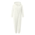 thumbnail image 3 of Womens Onesie Pajamas,Winter Warm Hooded Jumpsuit Loungewear Zip Up Sleepwear Plus Size, 3 of 6