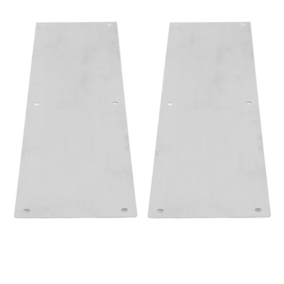 Door Kick Plate, Multipurpose 304 Stainless Steel Easy To Install Interior Door Kick Plate 2PCS Wear Resistant  for Doors