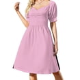 thumbnail image 3 of Vestido Camelb Medallion de manga corta, vestidos elegantes para mujer en oferta, vestido para niñas., 3 of 7