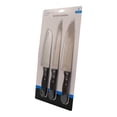 thumbnail image 3 of Set de Cuchillos Mainstays de Acero Inoxidable Espiga Completa Mango de Madera 3 Piezas, 3 of 4