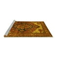 thumbnail image 2 of Ahgly Company Machine Washable Indoor Rectangle Persian Yellow Traditional Area Rugs, 2' x 4', 2 of 4
