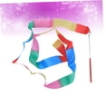 thumbnail image 3 of CRAFTHROU 5Pcs Rhythmic Dance Ribbons Assorted Color Iron Long Strip for Chinese Dance, 3 of 8