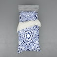 thumbnail image 2 of Ambesonne Flower Bedding Set 4 Pcs, Oriental Boho, Queen, Blue, 2 of 3