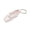 Baby Pink, variant on Tibvox Pointe Shoes Keyrings Mini Ballet Shoe Purse Keychain Handmade Pointe Shoe Charm Bag Penddant Gift for Dance Lovers