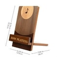 thumbnail image 2 of VONKY Support en Bois pour Disques Vinyles Support de Rangement pour Collection d'Albums Support en Bois pour Disques Vinyles, 2 of 6