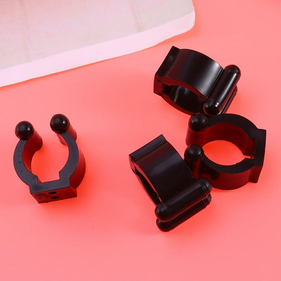 UPKOCH 20pcs Billiard Hanging Clamp Black Fishing Pole Rack for Fishermen