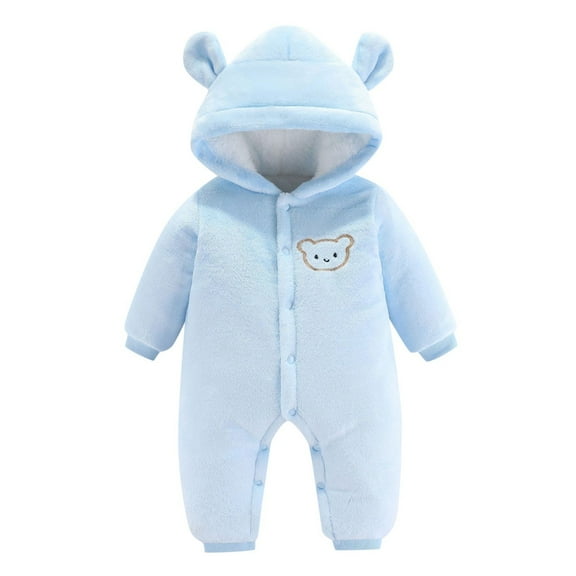 Zshosam Girls Snowsuit Toddler Snowsuit Baby Winter Clothes Boy Infant Girl Snow Wear Size 3 6 Months,(Blue 3-6 Months)