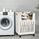 thumbnail image 1 of Cesta de ropa sucia plegable para el hogar, cesta de almacenamiento de ropa sucia para el baño con ruedas, cesta de almacenamiento de ropa sucia para el baño, cesta grande para ropa sucia, cesta de ro, 1 of 6