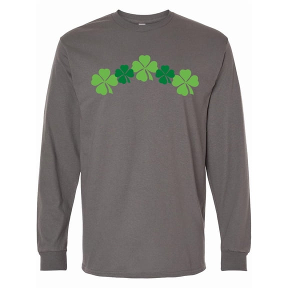 Inktastic Shamrock Four Leaf Clover St Patricks Long Sleeve T-Shirt